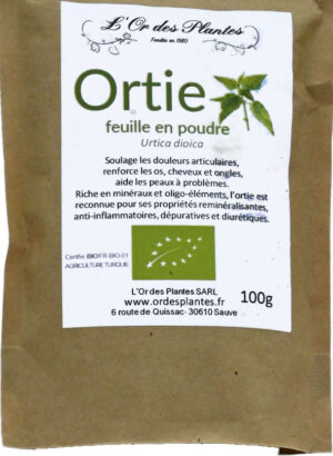 ORTIE racine (g) — Herboristerie de Comptoir