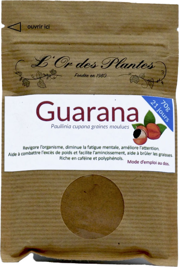 GUARANA sachet 70g — Compléments & Super-Aliments