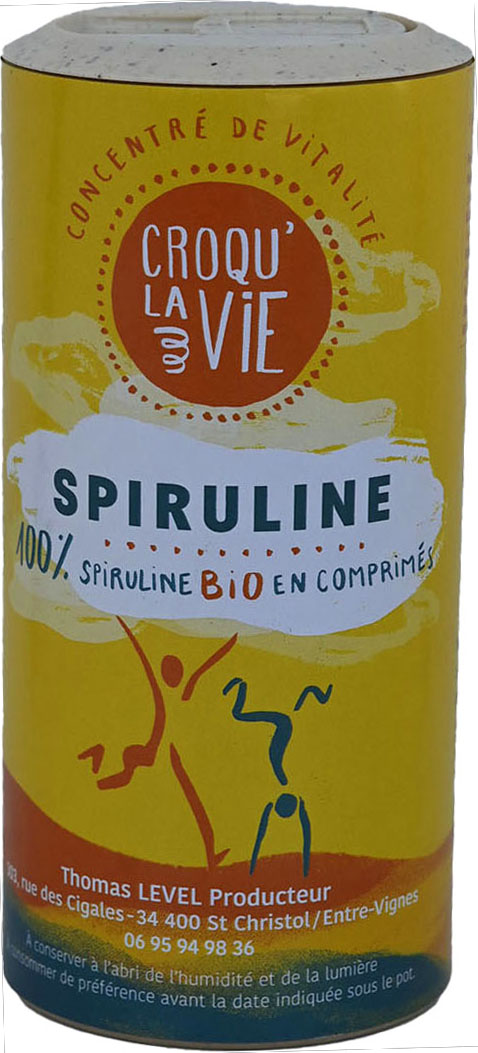 SPIRULINE bio en comprimés 100g — Compléments & Super-Aliments