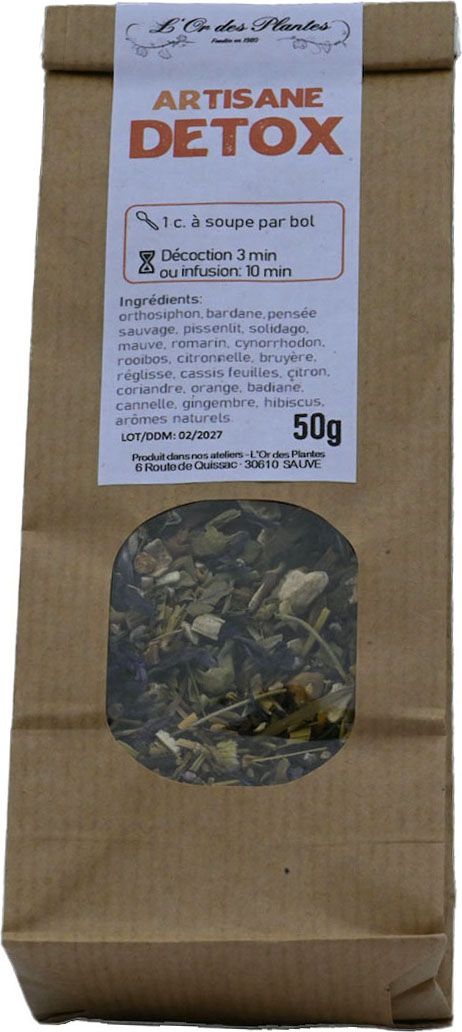 Tisane DETOX sachet 50g — Nos Arts'Tisanes