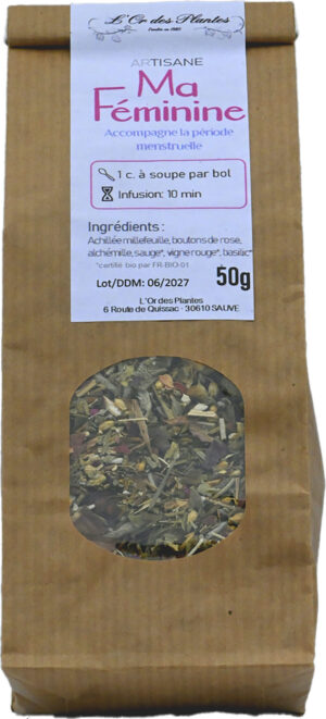 Tisane MA FEMININE (50g) — Nos Arts'Tisanes