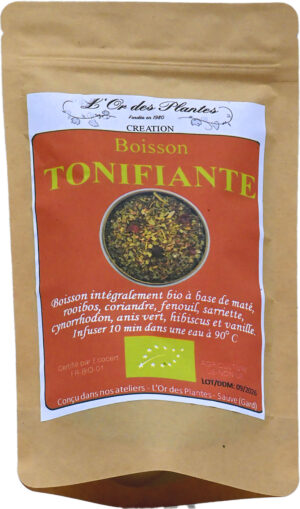 Tisane TONIFIANTE bio sachet 100g — Nos Arts'Tisanes