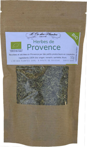 Mélange HERBES DE PROVENCE BIO 50g — Aromates