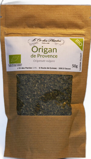 ORIGAN Provence bio sachet 50g — Aromates