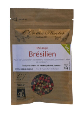 Moulin 5 poivres brésilien 32g — Cuisine & Épices du Monde