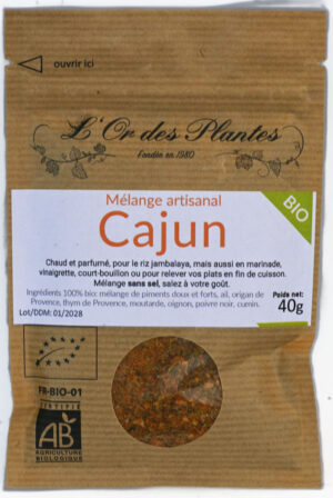 Mélange CAJUN sachet 40g — Cuisine & Épices du Monde