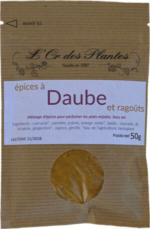 Mélange à DAUBE bio 50g — Cuisine & Épices du Monde