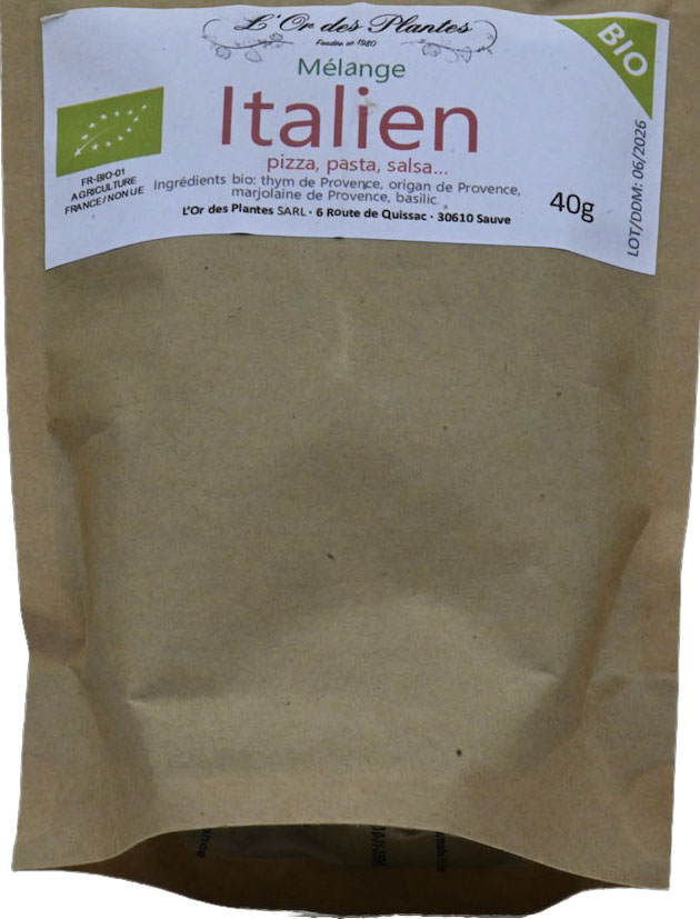 Mélange ITALIEN (Pizza) 40g — Aromates