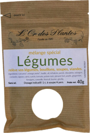 Mélange LÉGUMES 40g — Cuisine & Épices du Monde