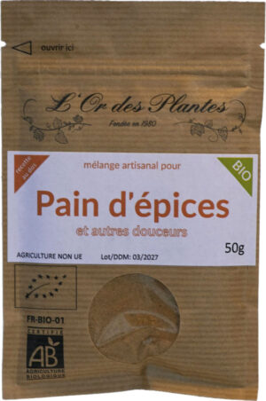 Mélange PAIN d'EPICES bio 50g — Cuisine & Épices du Monde