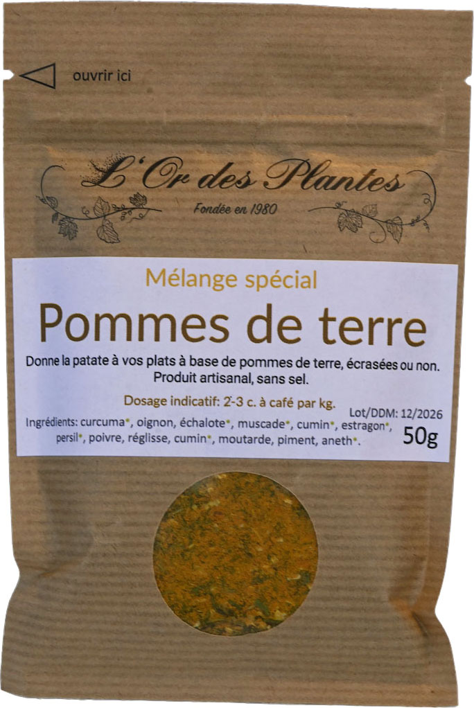 Mélange POMMES DE TERRE 50g — Cuisine & Épices du Monde