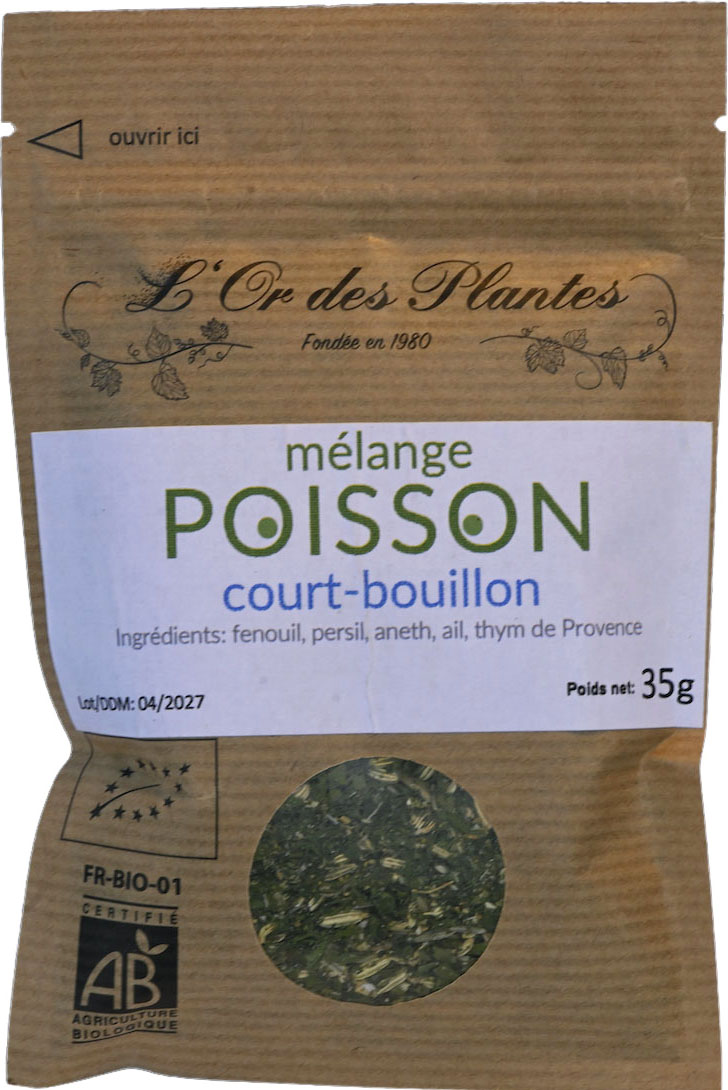 Mélange POISSON COURT-BOUILLON 35g — Cuisine & Épices du Monde