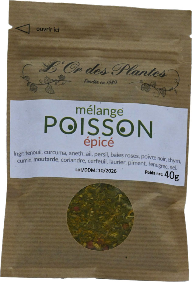 Mélange POISSON EPICÉ 40g — Cuisine & Épices du Monde