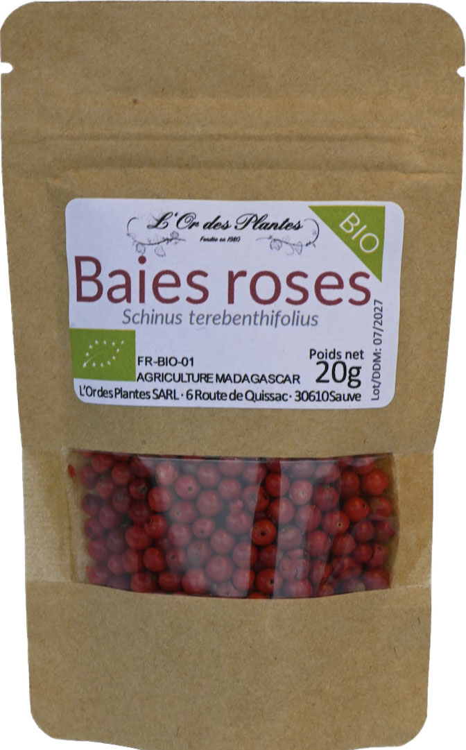 BAIES ROSES bio 20g — Cuisine & Épices du Monde