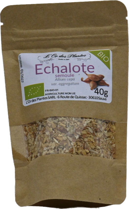 ECHALOTE 40g bio — Cuisine & Épices du Monde