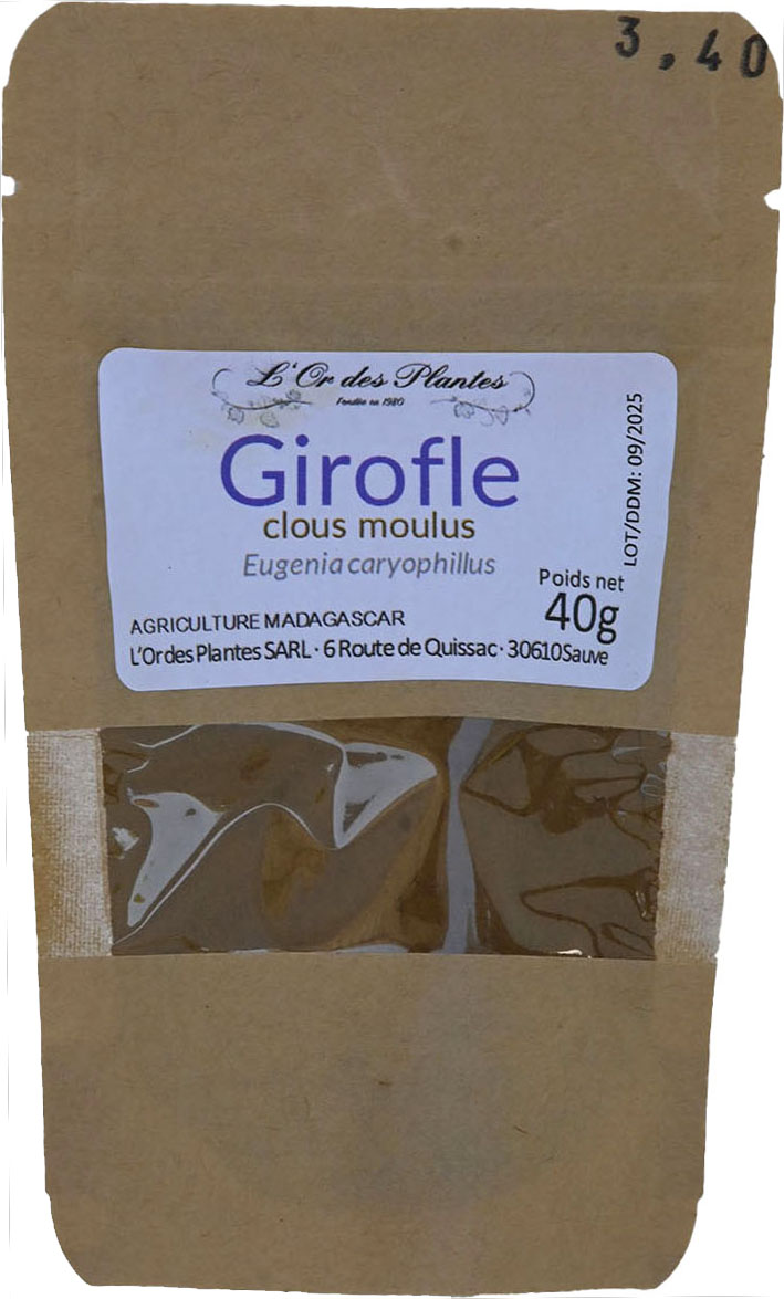 GIROFLE moulue 40g — Cuisine & Épices du Monde