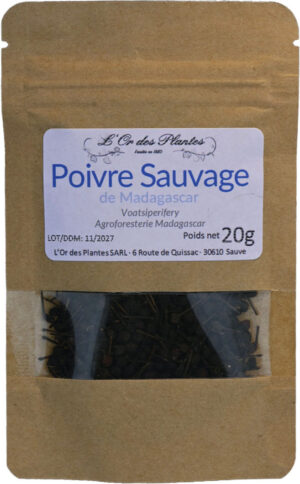 POIVRE SAUVAGE de Madagascar 20g — Cuisine & Épices du Monde