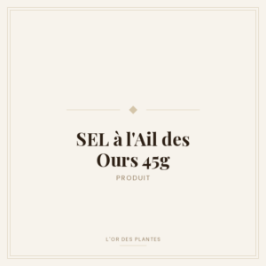 SEL à l'Ail des Ours 45g — Cuisine & Épices du Monde