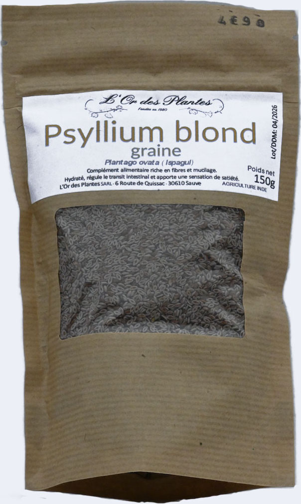 PSYLLIUM BLOND 150g — Compléments & Super-Aliments