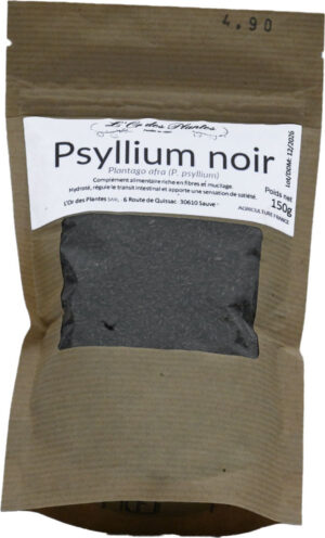 PSYLLIUM NOIR 150g — Compléments & Super-Aliments