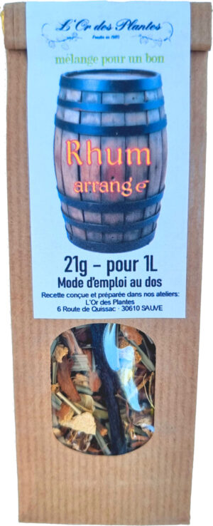 Mélange RHUM ARRANGE 21g — Vins, Préparations Apéritives, Élixirs & Vinaigres