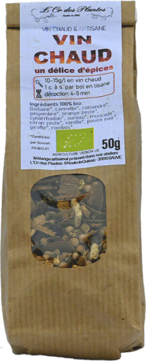 Mélange VIN CHAUD 50g — Vins, Préparations Apéritives, Élixirs & Vinaigres