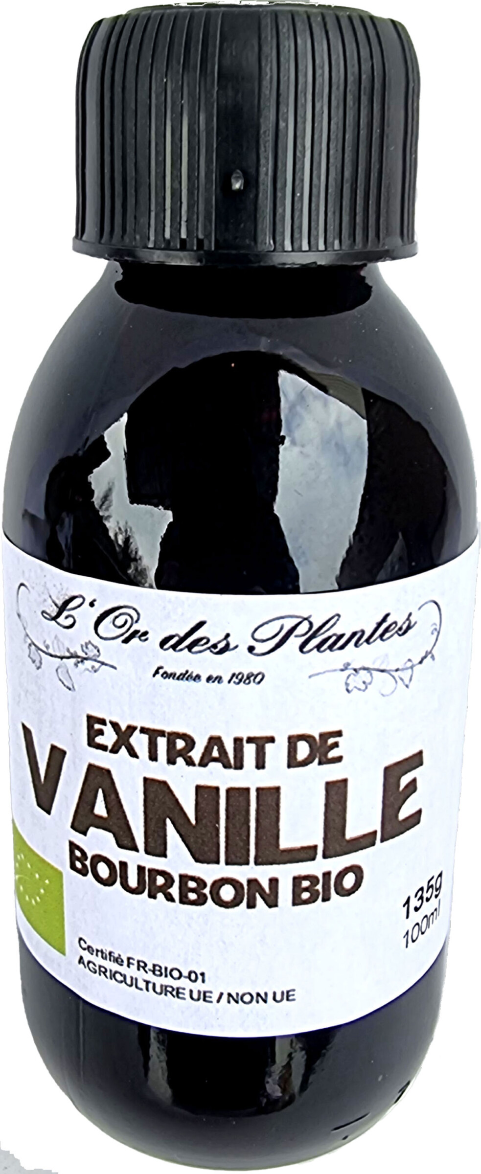 Extrait naturel de VANILLE bio 135g — Cuisine & Épices du Monde