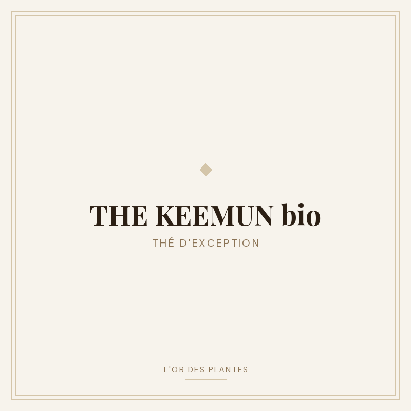 THE KEEMUN bio (g) — Thé noir