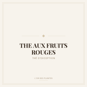 THE AUX FRUITS ROUGES (g) — Thé noir