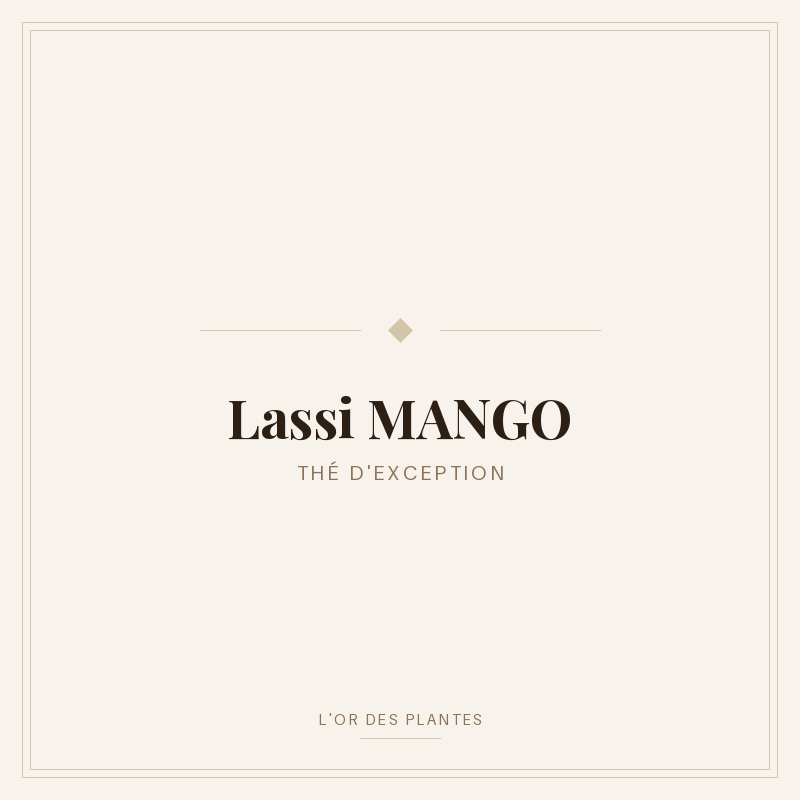 Lassi MANGO (g) — Thé noir