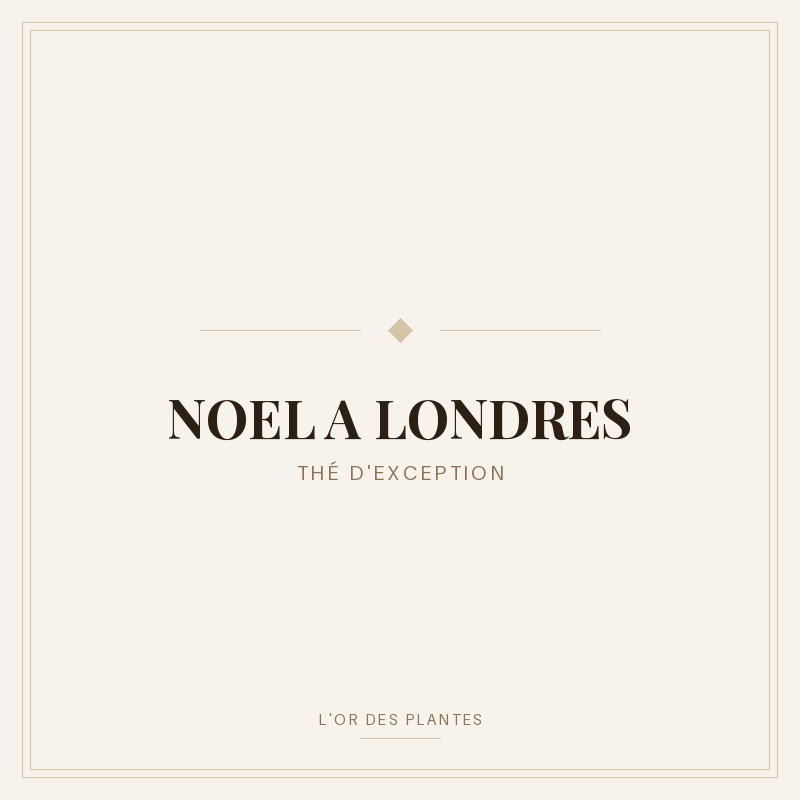 NOEL A LONDRES (g) — Thé noir