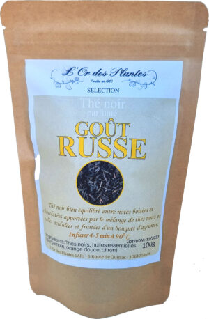 GOUT RUSSE (g) — Thé noir