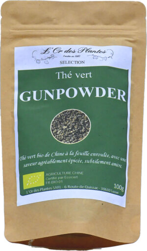 Thé vert GUNPOWDER BIO (g) — Thé vert