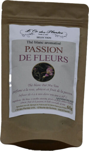 Thé blanc PASSION DE FLEURS (g) — Thé blanc