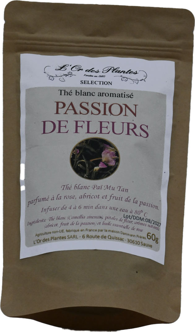 Thé blanc PASSION DE FLEURS (g) — Thé blanc