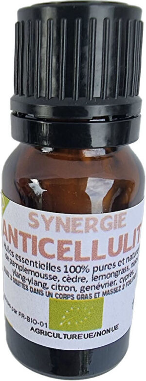 H.E. Synergie ANTI-CELLULITE 10ml — Aromathérapie & Huiles Essentielles