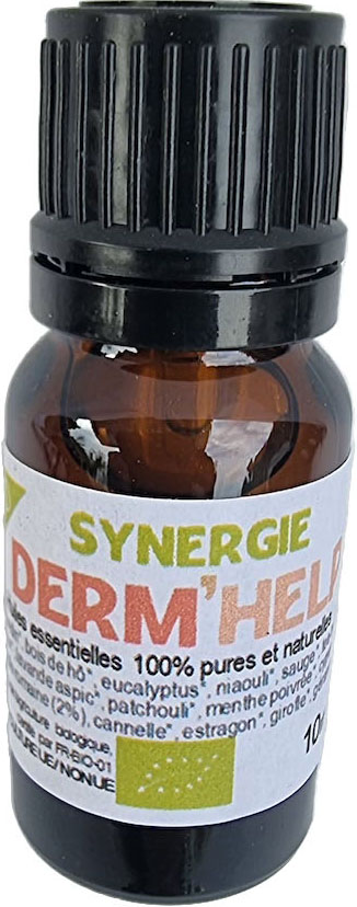 H.E. Synergie DERMHELP 10ml — Aromathérapie & Huiles Essentielles