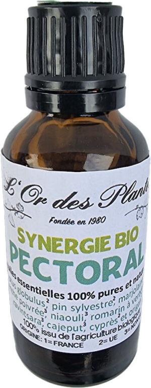 H.E. Synergie PECTORAL bio 10ml — Aromathérapie & Huiles Essentielles