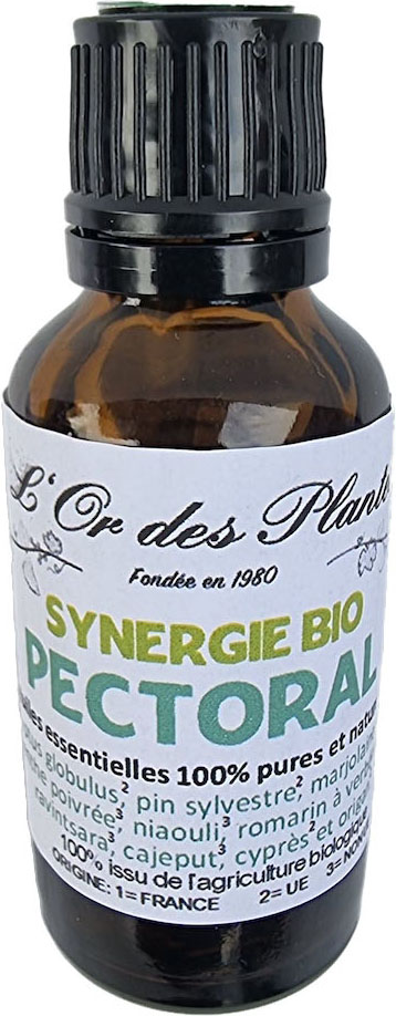 H.E. Synergie PECTORAL bio 10ml — Aromathérapie & Huiles Essentielles