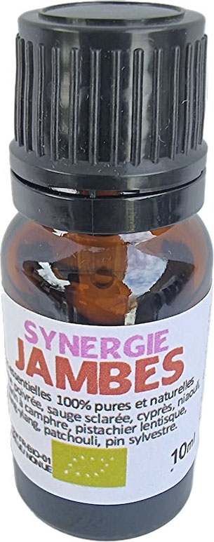 H.E. Synergie JAMBES 30ml — Aromathérapie & Huiles Essentielles