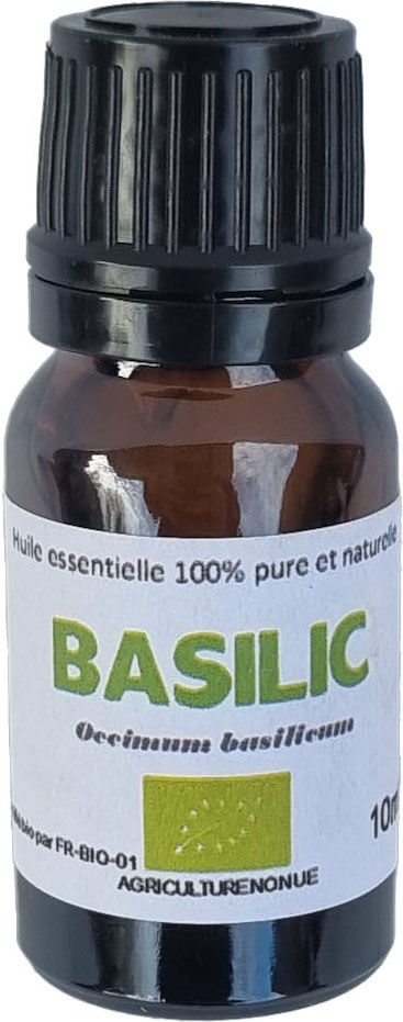 H.E. BASILIC 10ml Bio — Aromathérapie & Huiles Essentielles