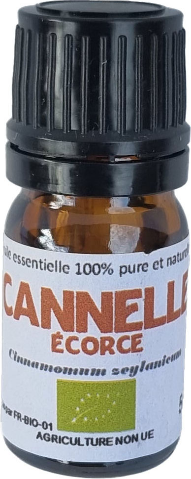 H.E. CANNELLE écorce bio 5ml — Aromathérapie & Huiles Essentielles
