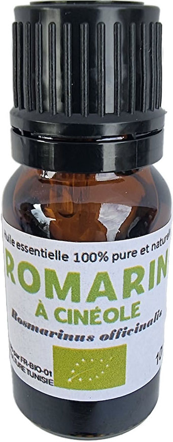 H.E. ROMARIN à CINEOLE BIO 10ml — Aromathérapie & Huiles Essentielles