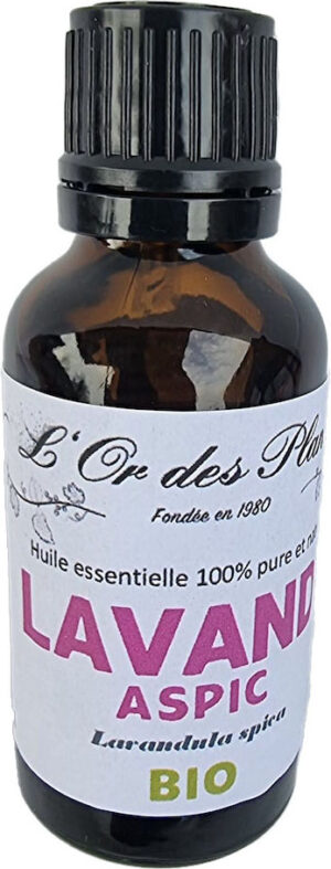H.E. LAVANDE ASPIC 30ml — Aromathérapie & Huiles Essentielles