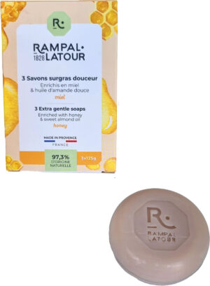 Savons ronds au Miel Rampal Latour 125g x3 — Savons & Savonnettes
