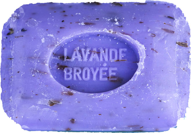 Savonnette 100g MARSEILLE LAVANDE BROYEE — Savonnettes parfumées