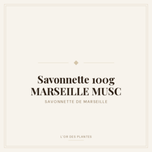 Savonnette 100g MARSEILLE MUSC — Savonnettes parfumées