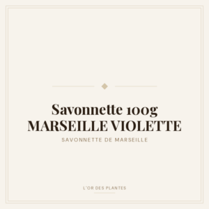 Savonnette 100g MARSEILLE VIOLETTE — Savonnettes parfumées