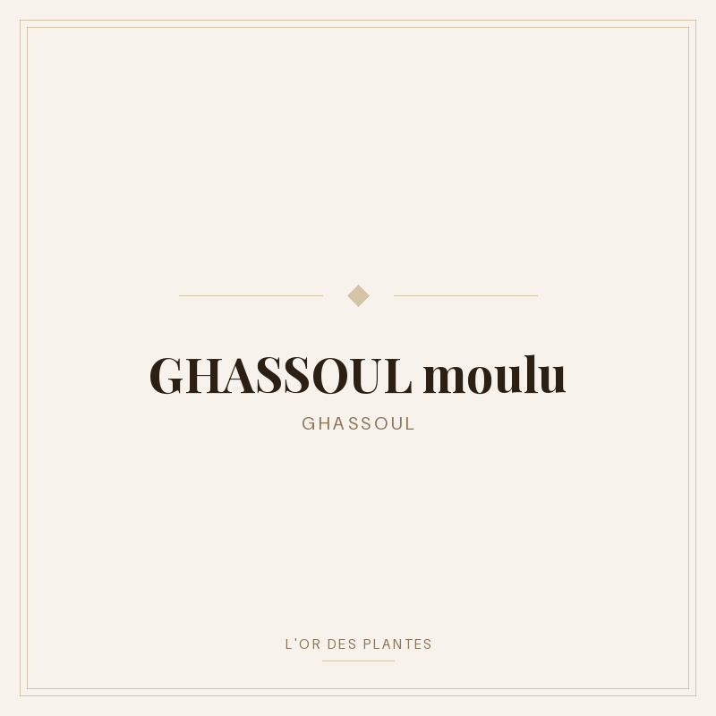 GHASSOUL moulu (kg) — Ghassoul