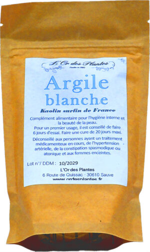 ARGILE BLANCHE 500g — Argiles